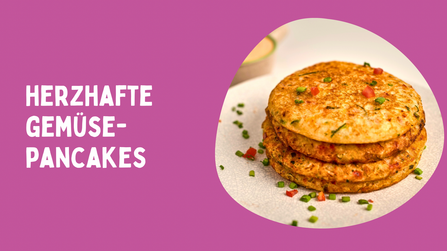 Herzhafte Gemüse-Pancakes