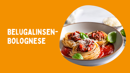 Belugalinsenbolognese