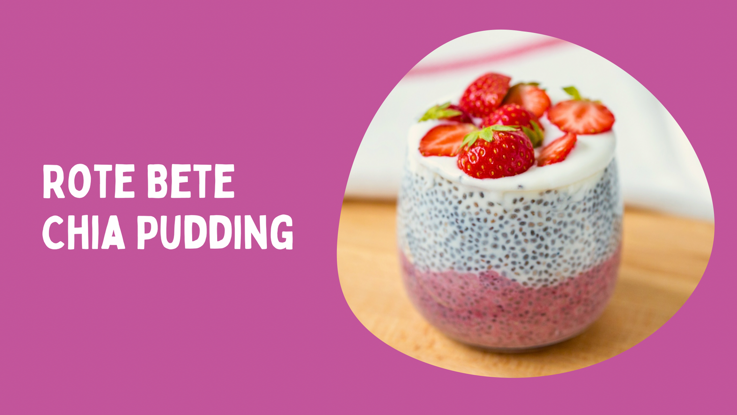 Rote Bete-Chia-Pudding