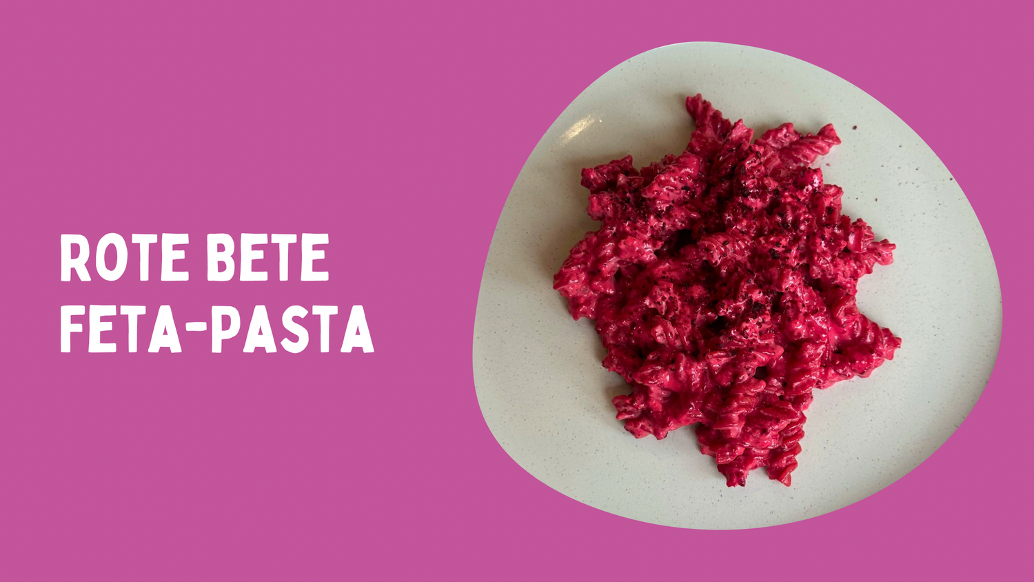 Rote Bete-Feta-Pasta