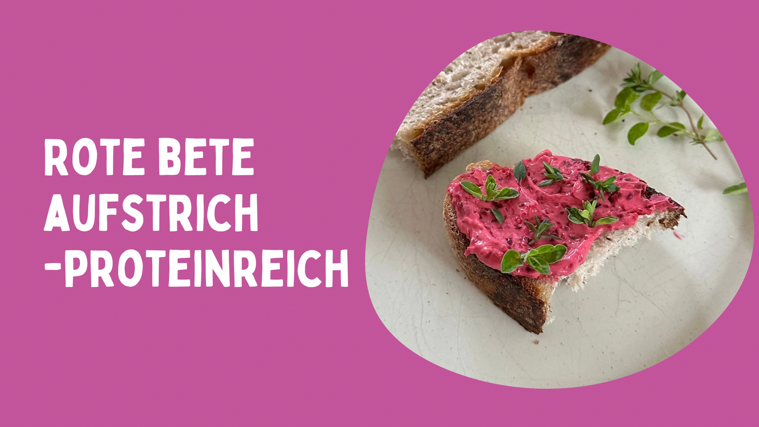 Rote Bete Aufstrich - proteinreich