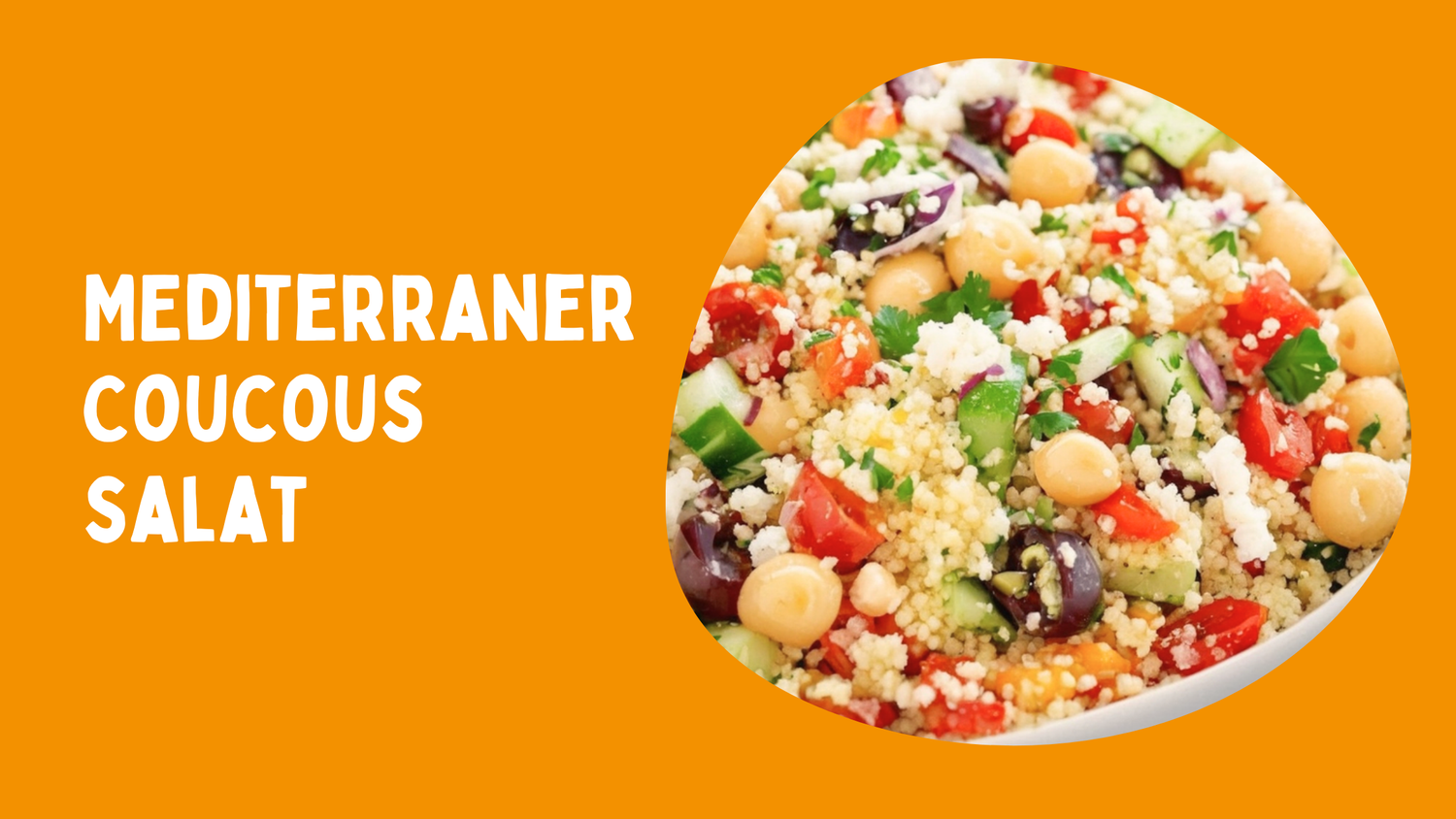 Frischer Couscous-Salat mit mediterranem Touch
