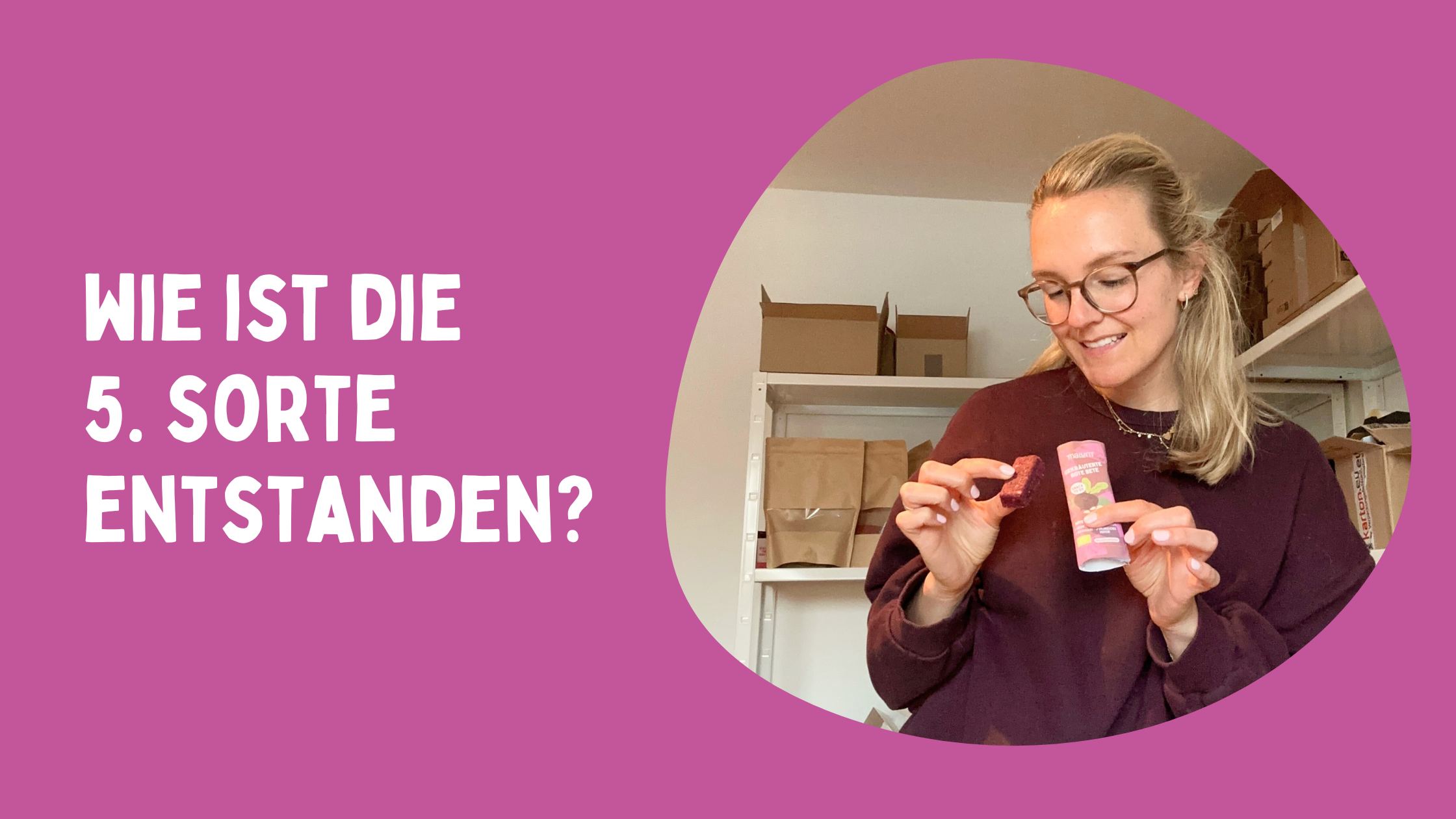 Der neue Gemüse-Riegel „Gekräuterte Rote Bete“: Der pinke Riegel