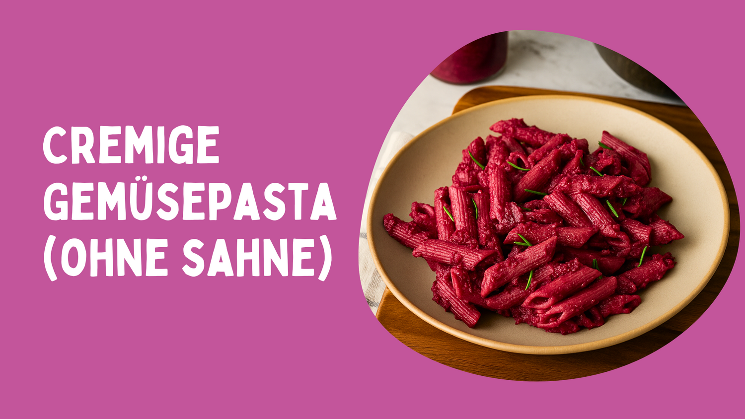 Cremige Gemüsepasta ohne Sahne