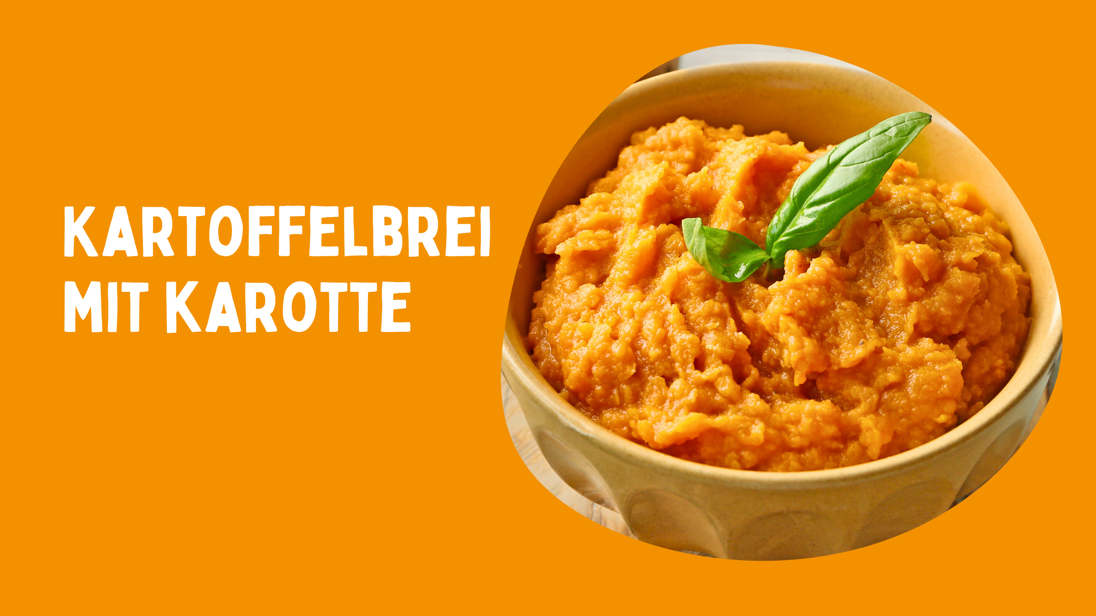 Kartoffelbrei mit Karotte