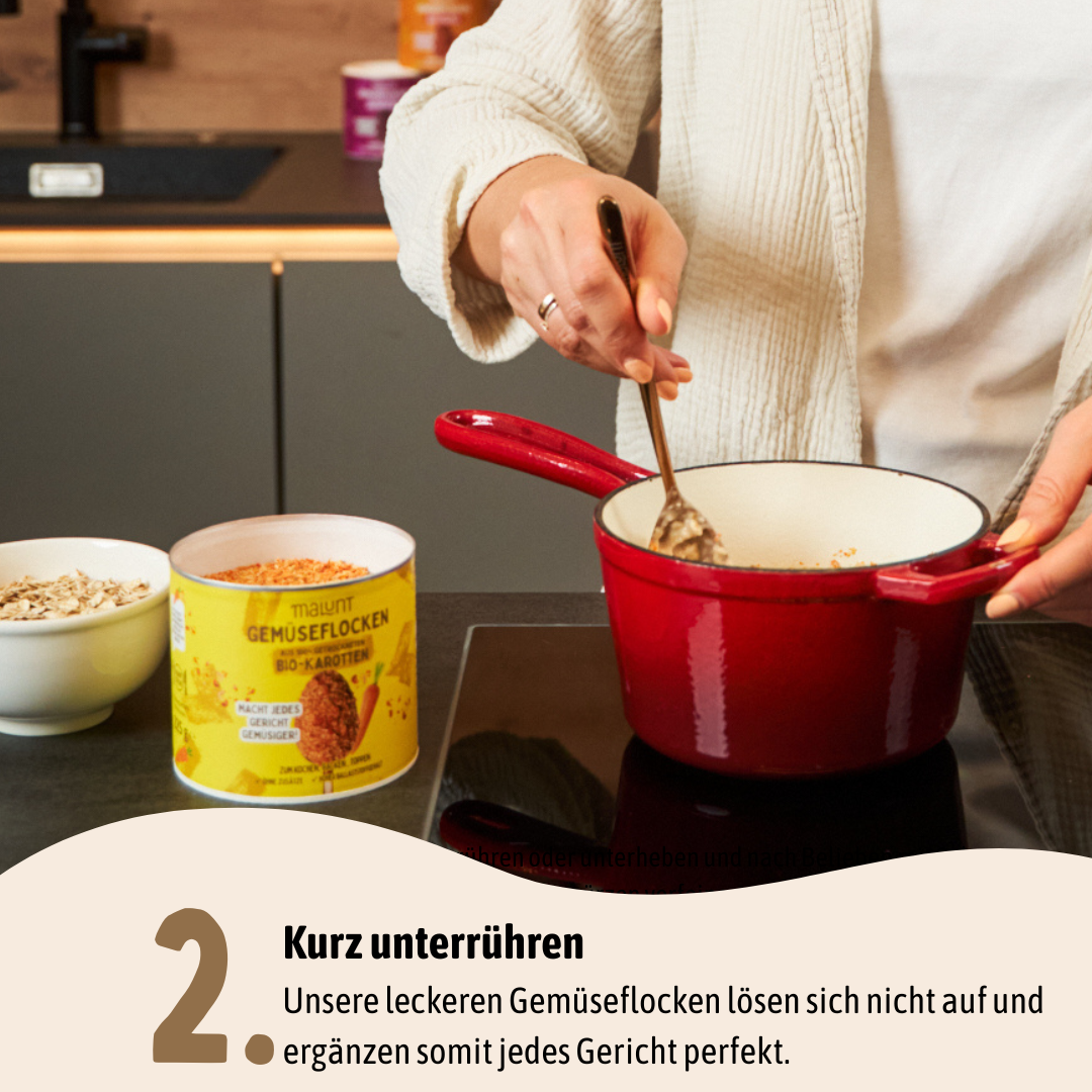 Karotten Flocken