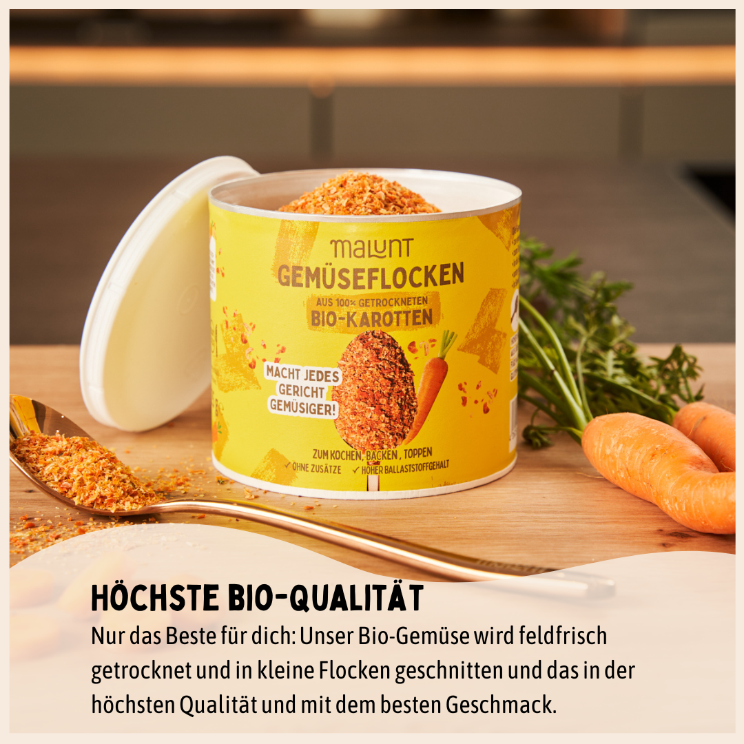 Karotten Flocken