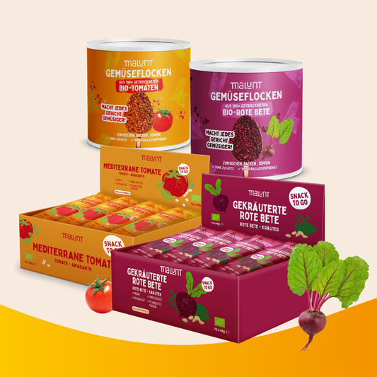 Gemüseset - Gemüse-Riegel & Gemüseflocken