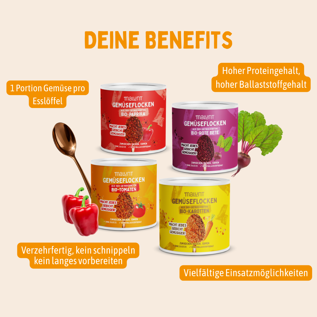 Starter-Bundle Gemüseflocken