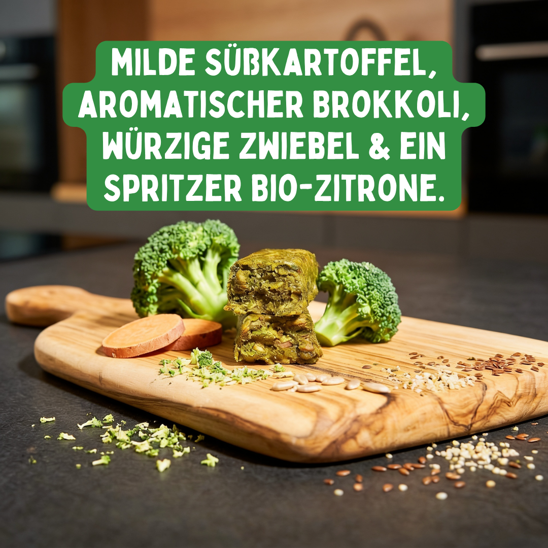 Süßkartoffel - Brokkoli Riegel