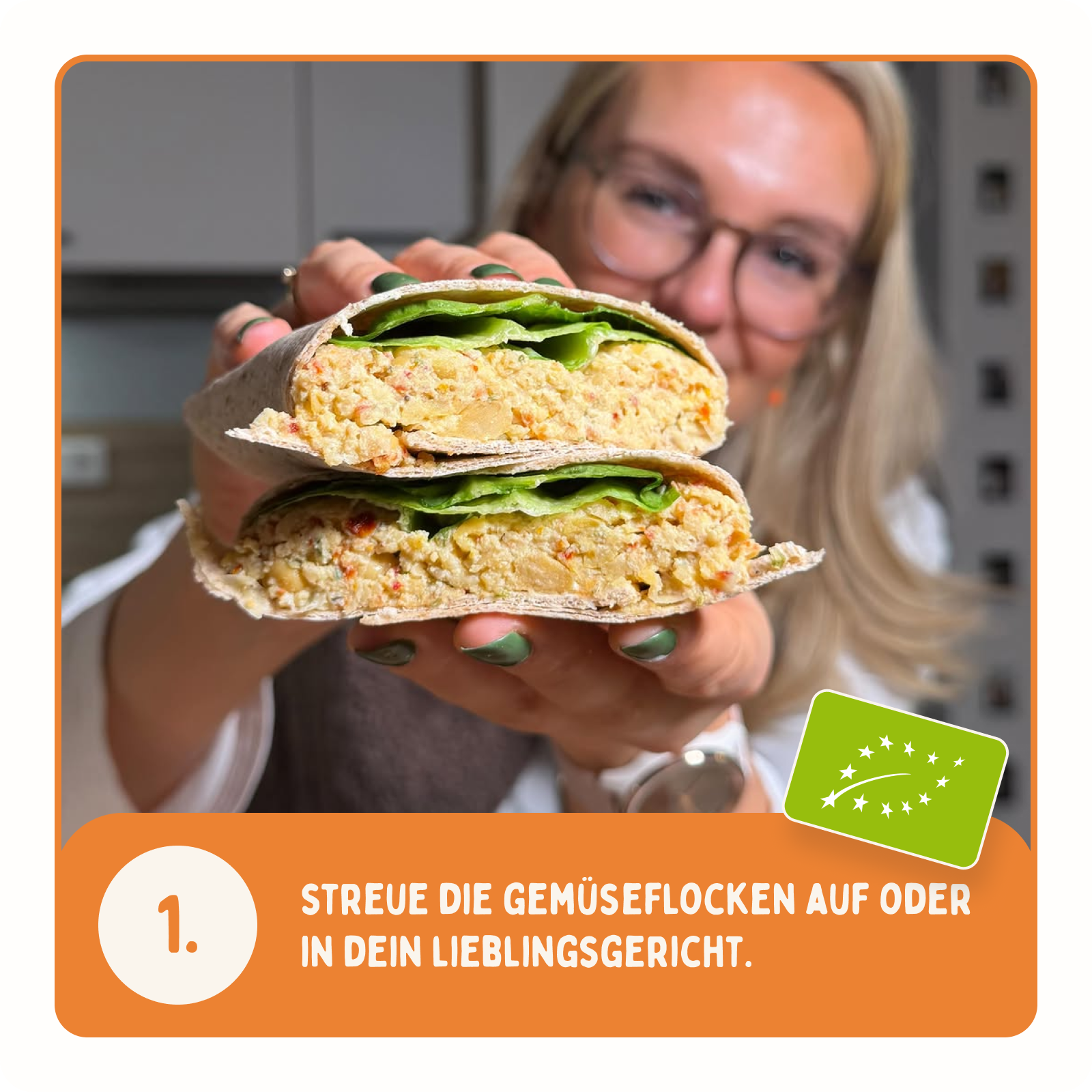 Kürbis Flocken
