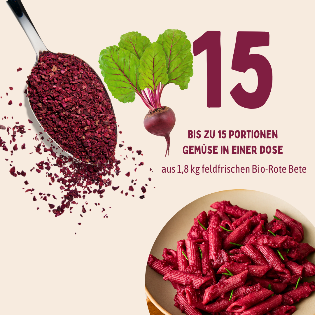 Bio-Rote Bete Flocken