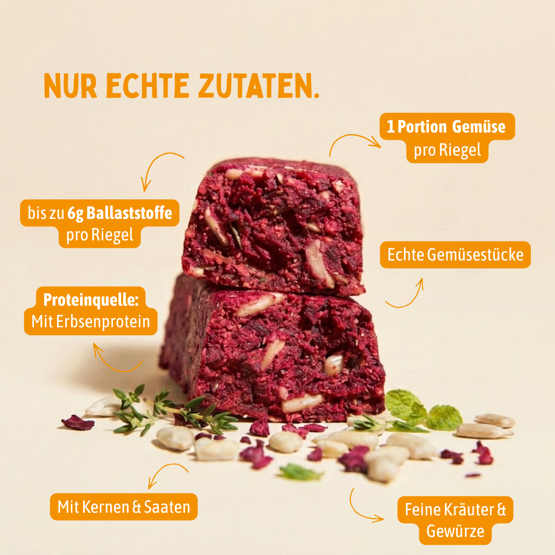 Probierset Bio-Gemüse-Riegel