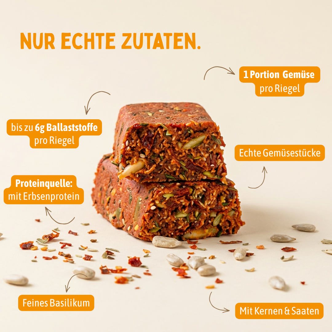 Tomate-Zucchini Riegel