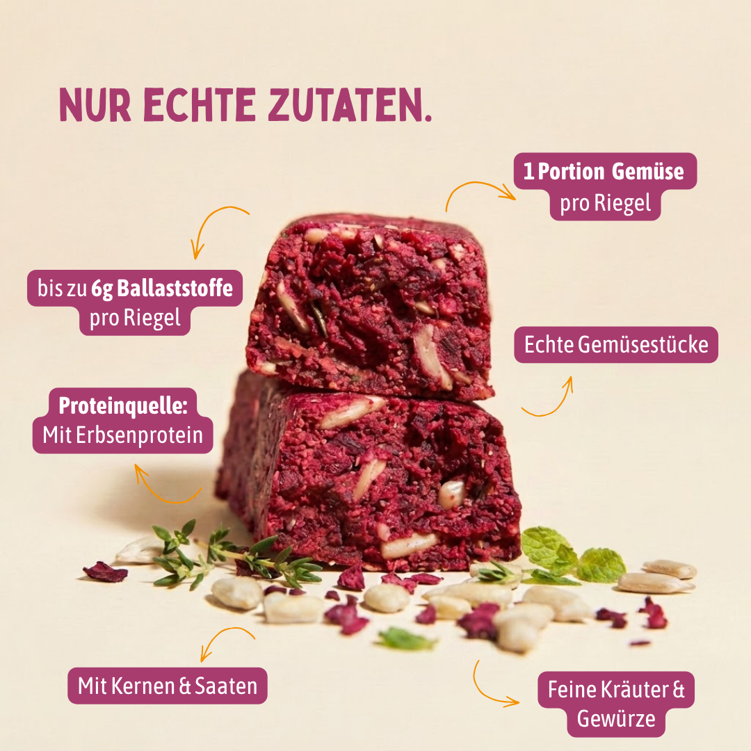 Rote Bete Riegel