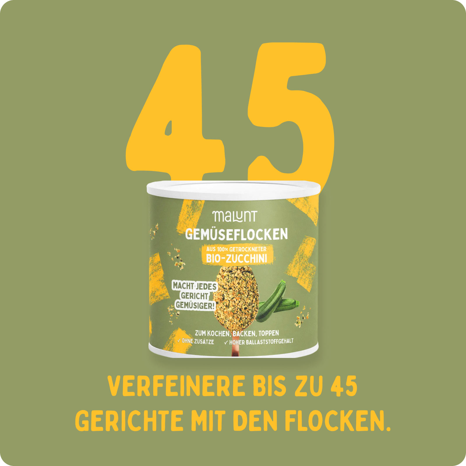 Zucchini Flocken