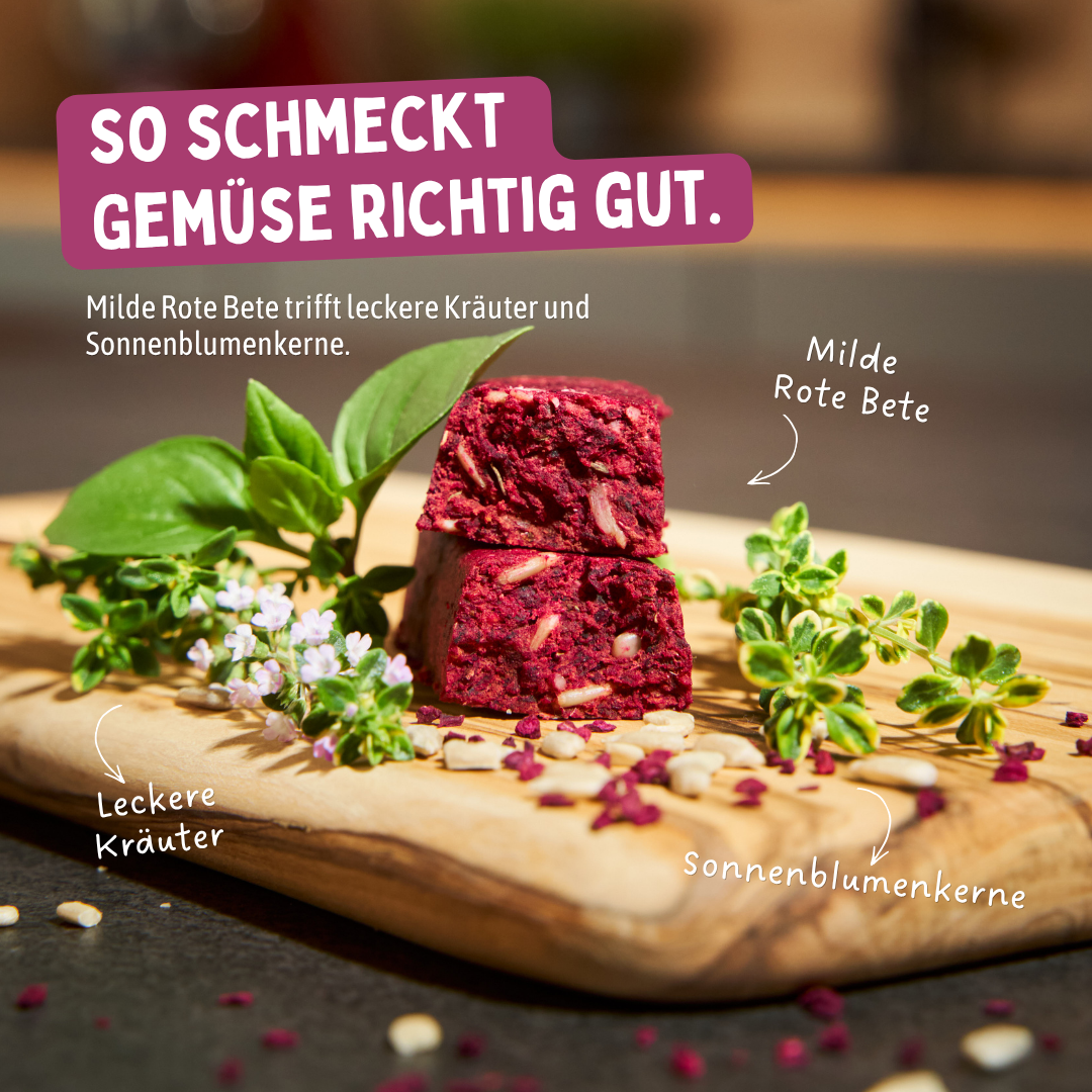 Rote Bete Riegel