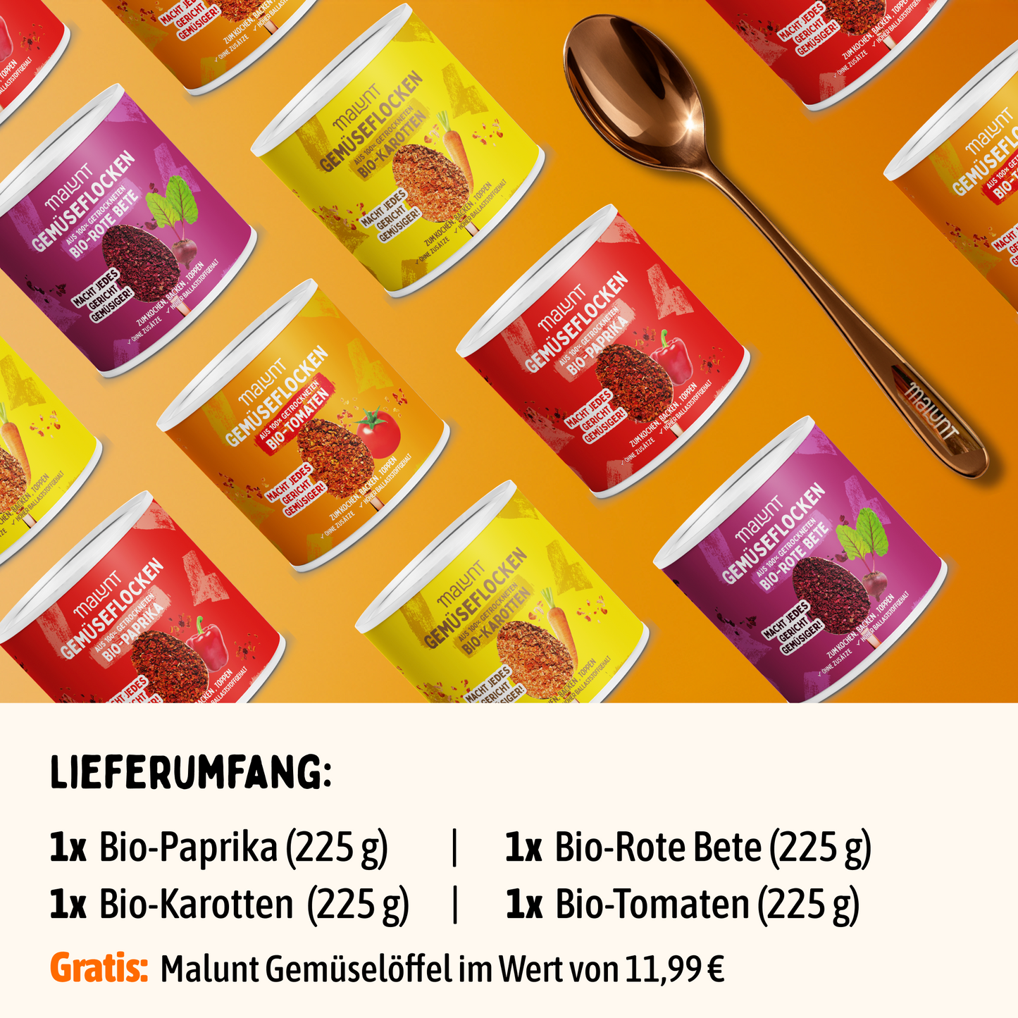 Starter-Set Gemüseflocken