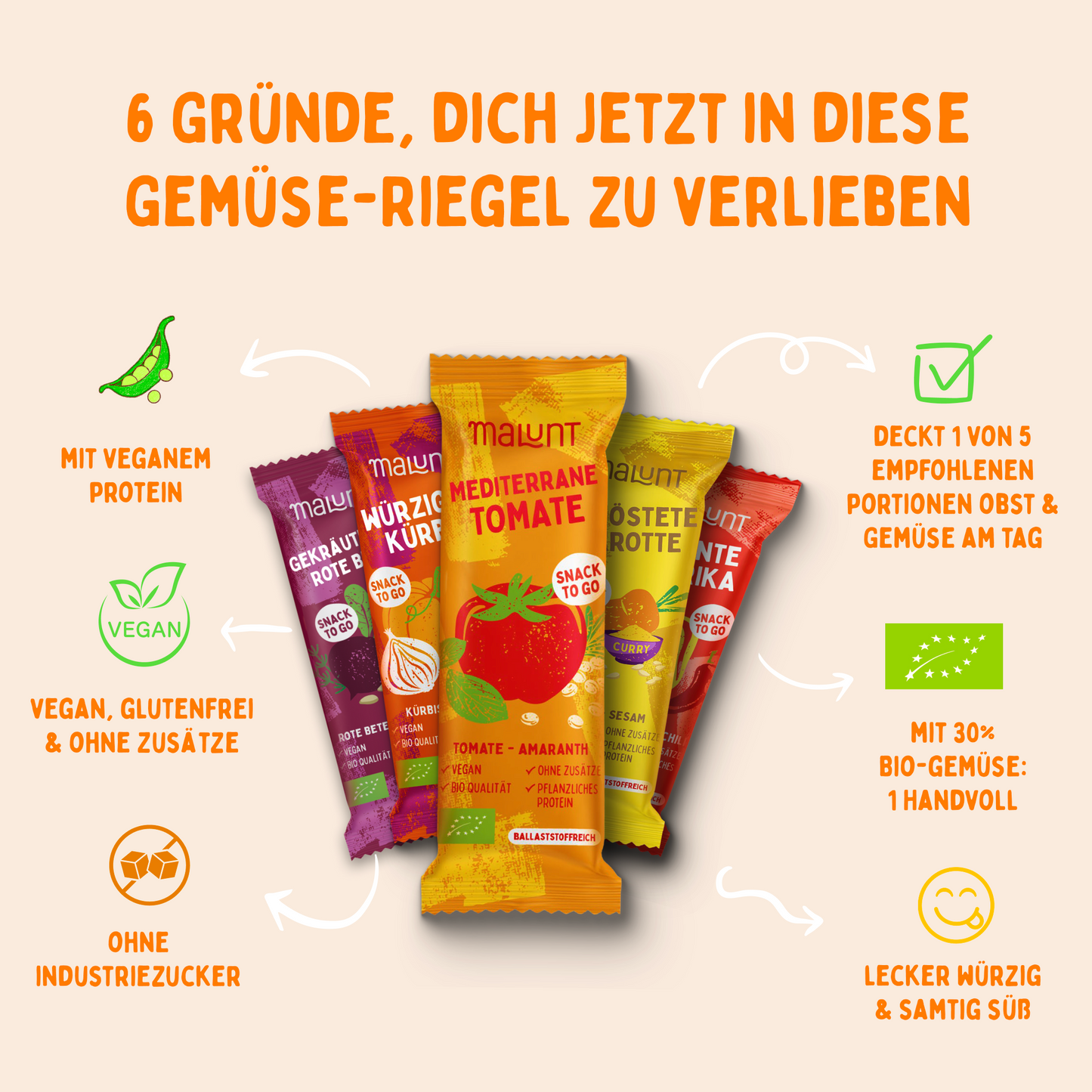 Office Set Gemüse-Riegel