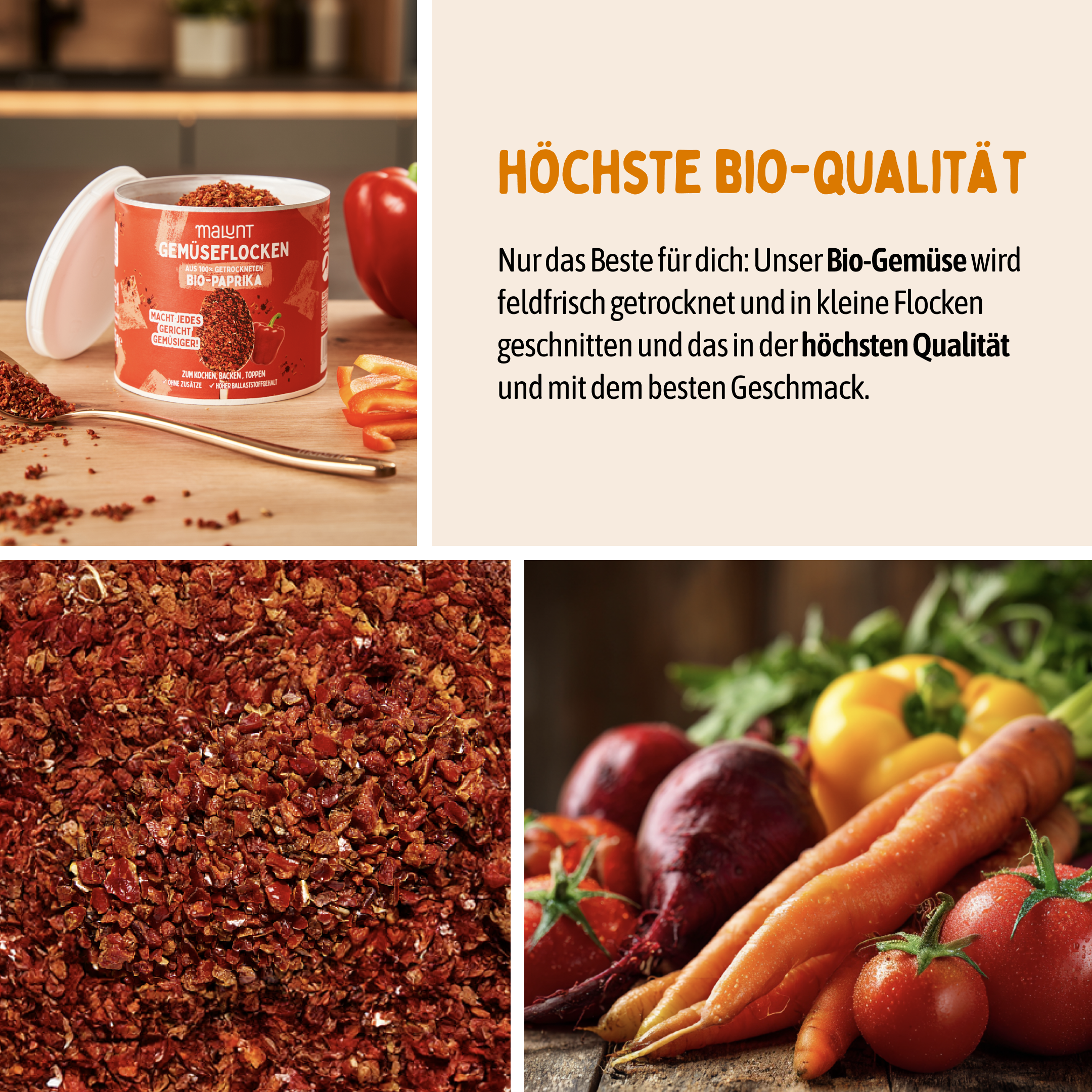 Starter-Set Gemüseflocken