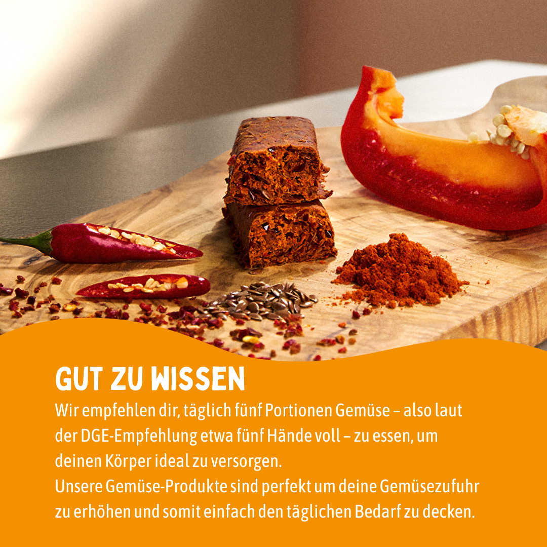 Probierset Bio-Gemüse-Riegel