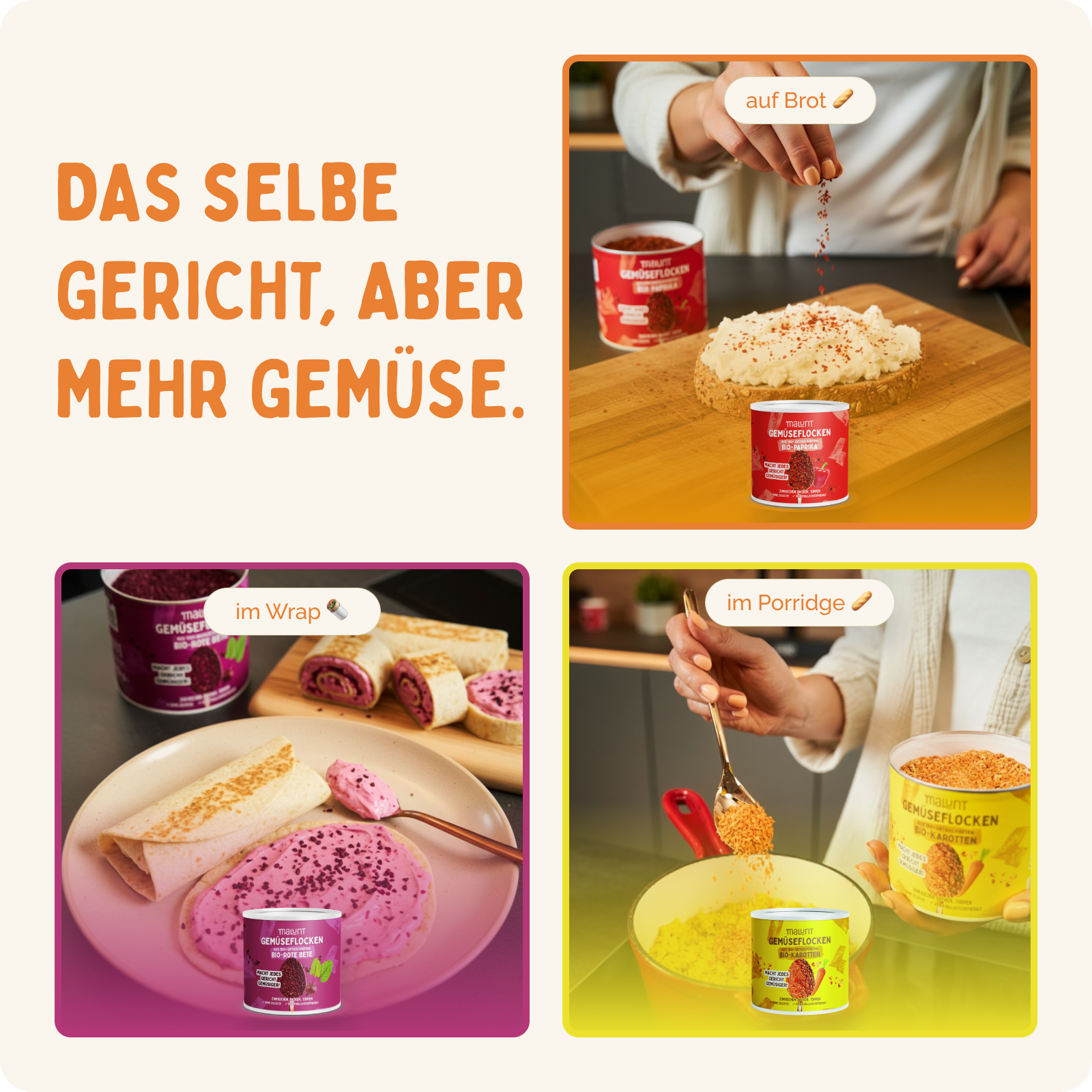 Starterset Gemüseflocken