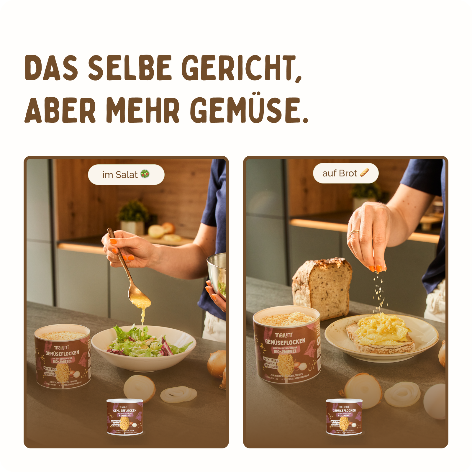 Zwiebel Flocken