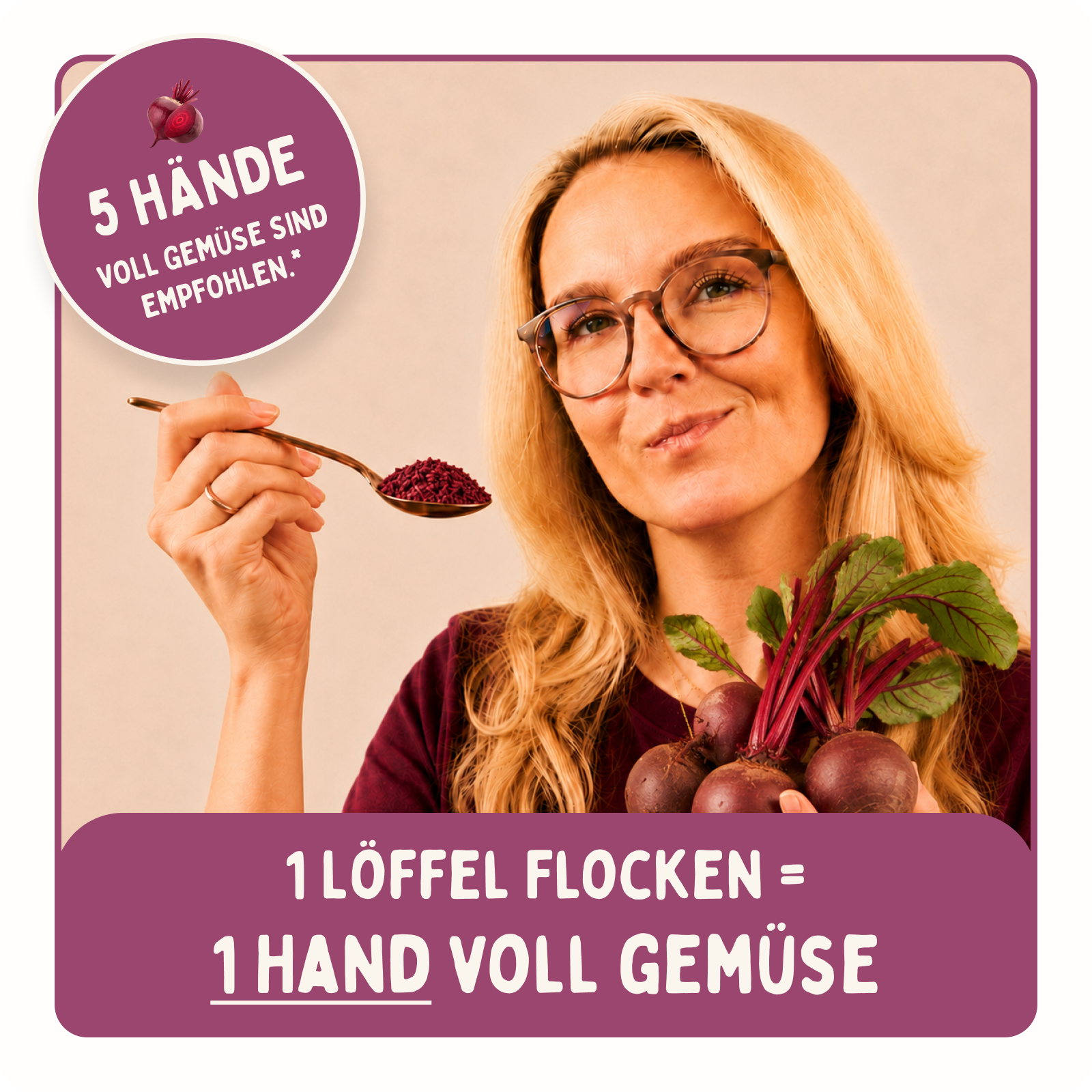 Rote Bete Flocken