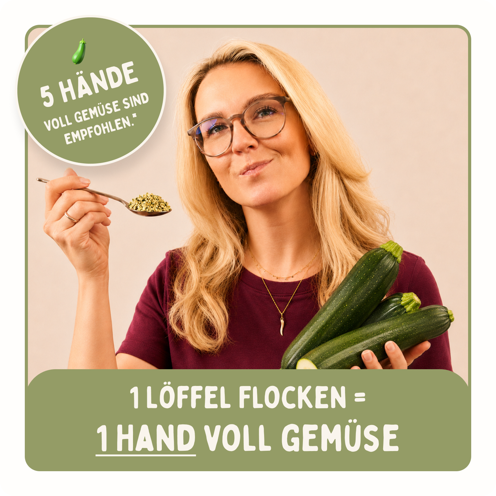 Zucchini Flocken