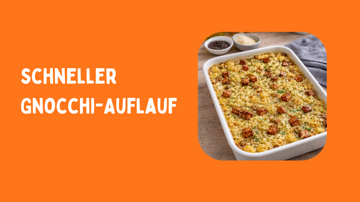 Schneller Gnocchi-Brokkoli-Auflauf