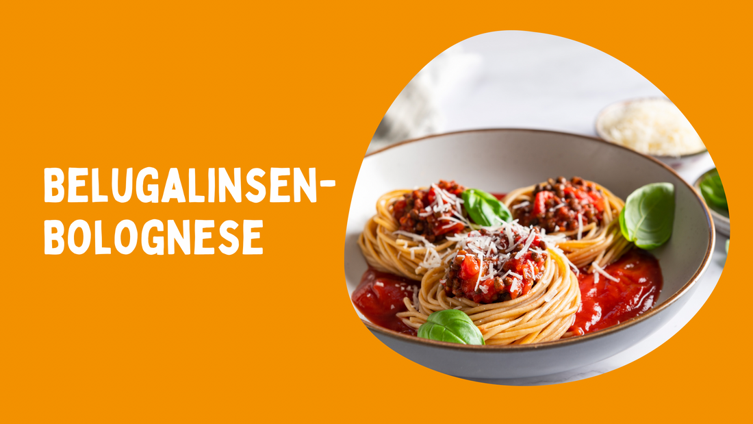 Belugalinsenbolognese