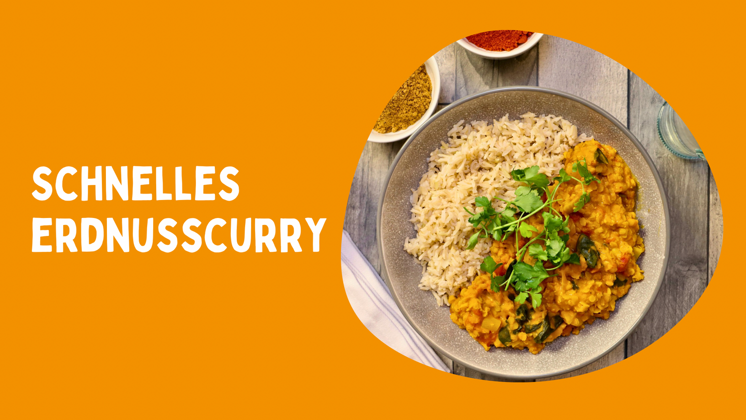 Schnelles Erdnusscurry