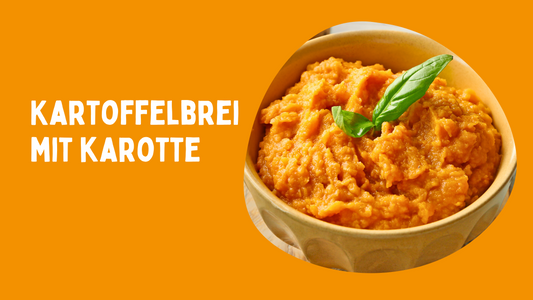 Kartoffelbrei mit Karotte
