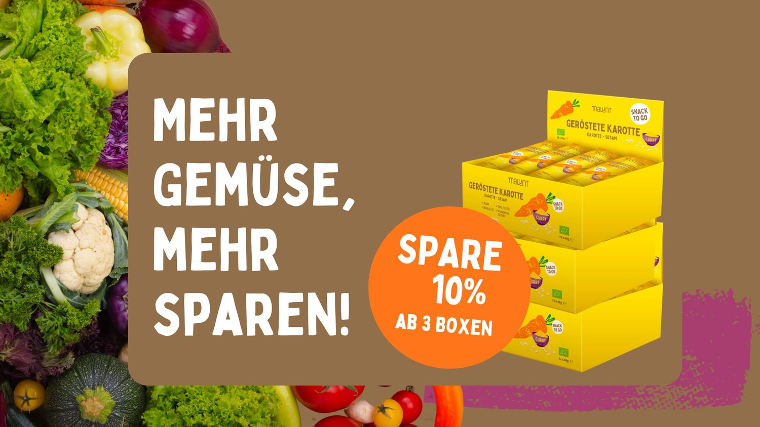 Bio-Gemüse-Riegel