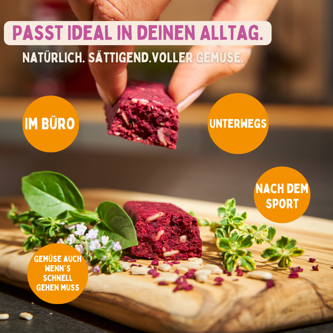 Rote Bete Riegel