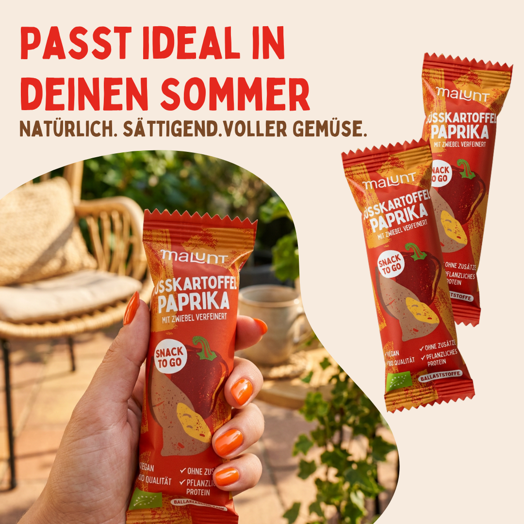 Süßkartoffel - Paprika Riegel