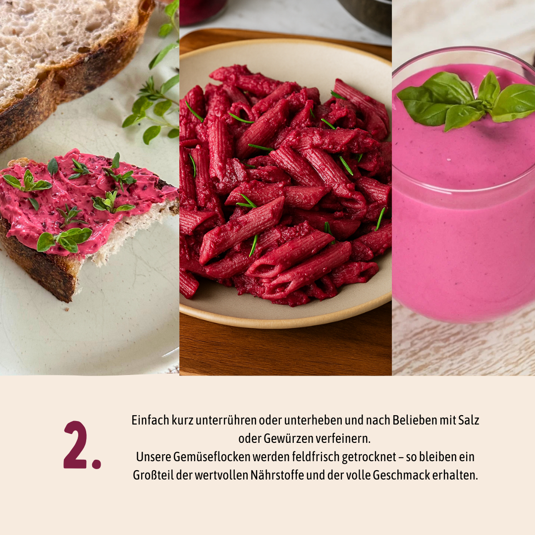 Bio-Rote Bete Flocken