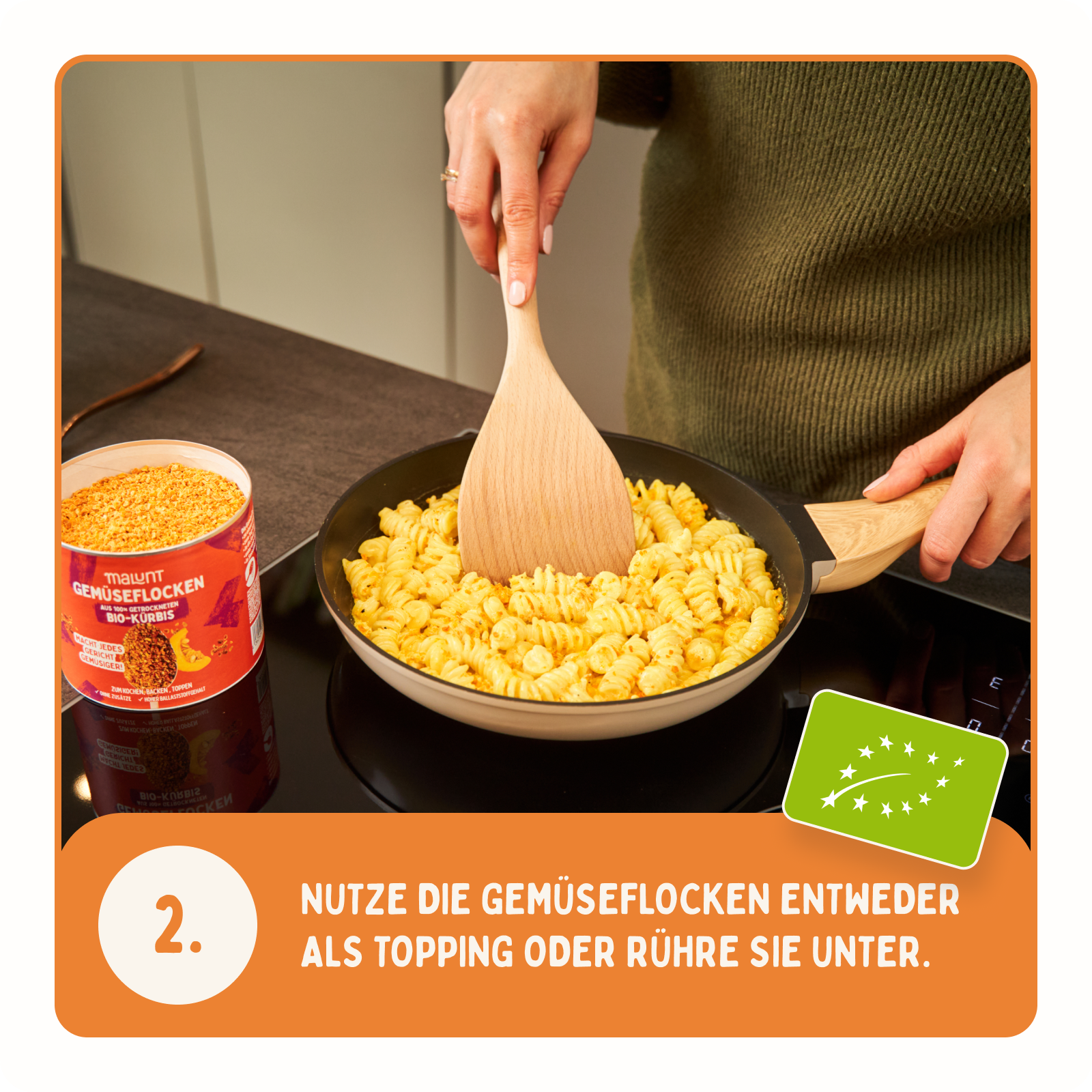 Kürbis Flocken