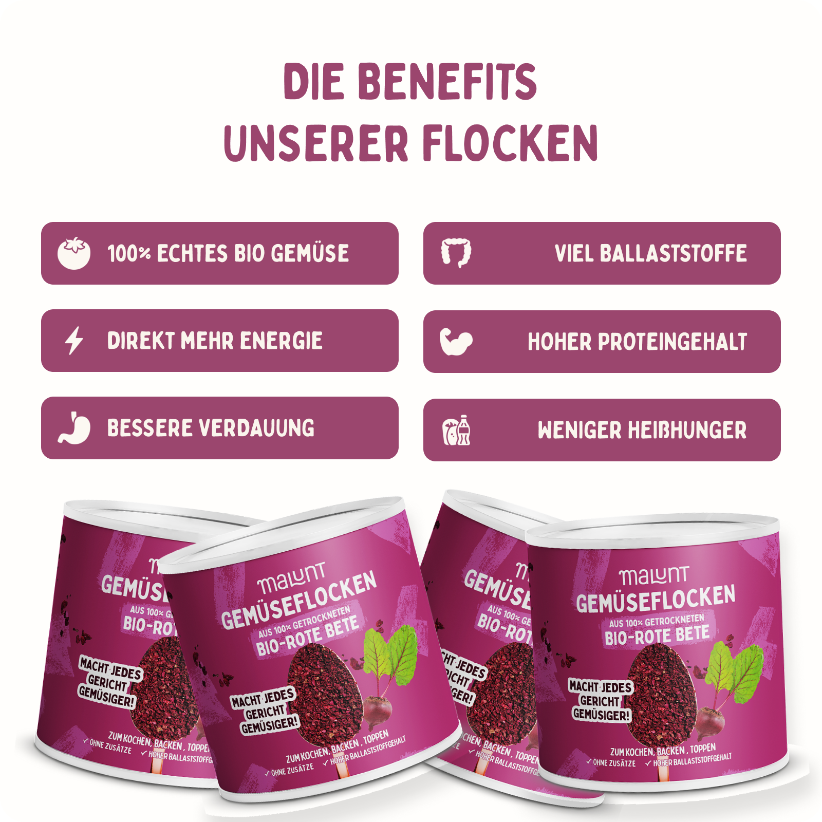 Rote Bete Flocken