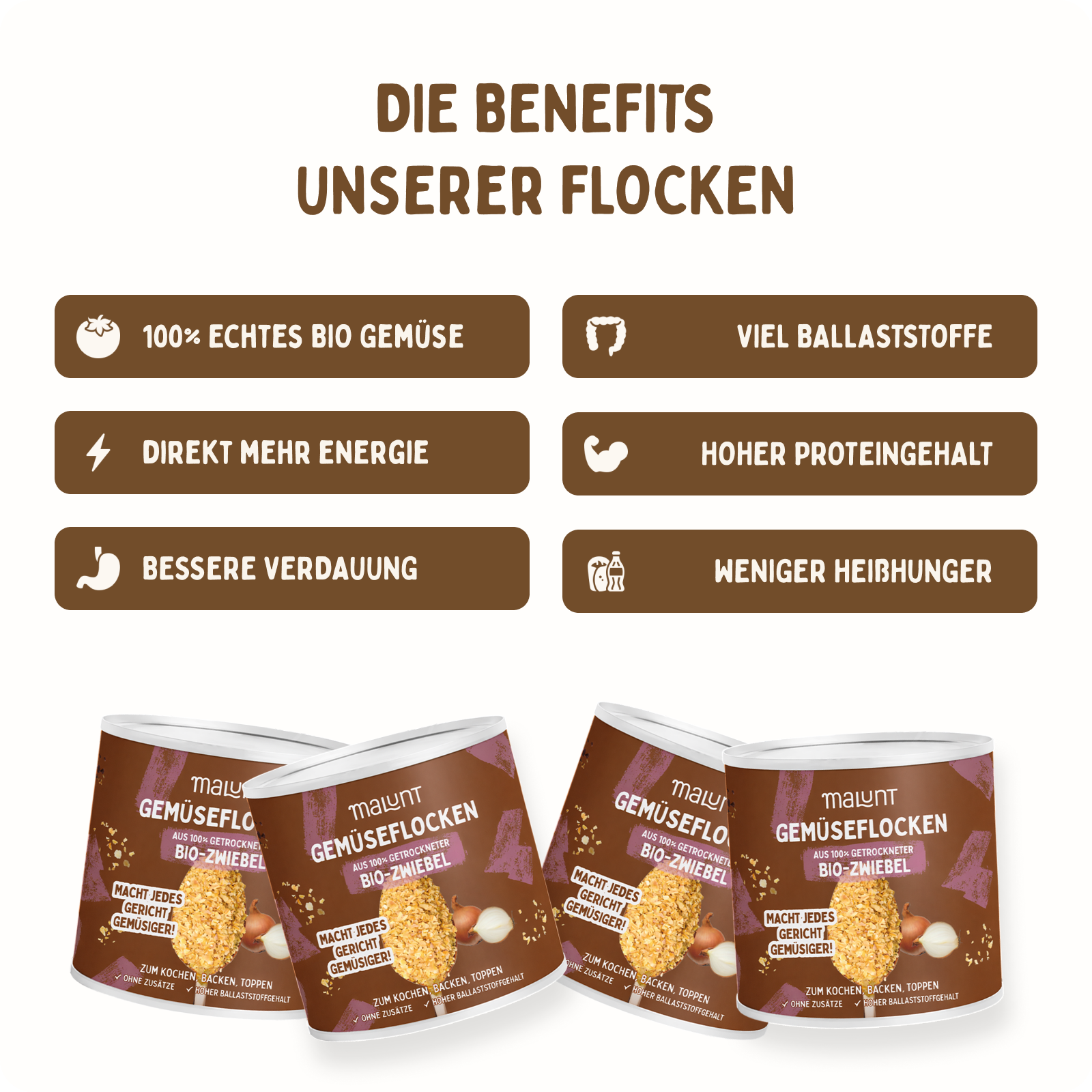 Zwiebel Flocken