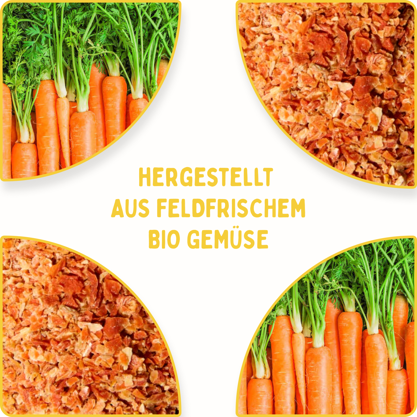 Karotten Flocken