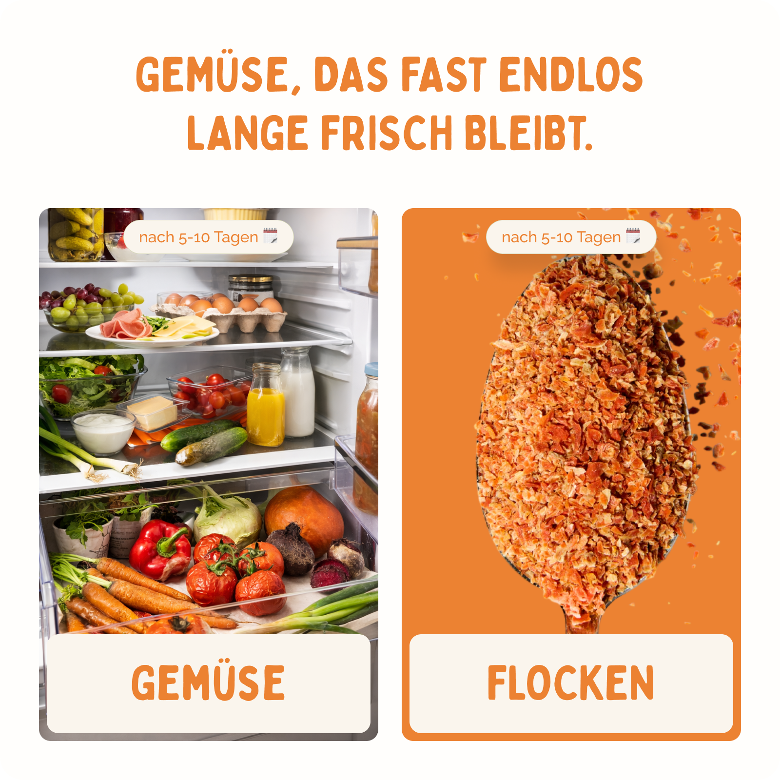 Kürbis Flocken