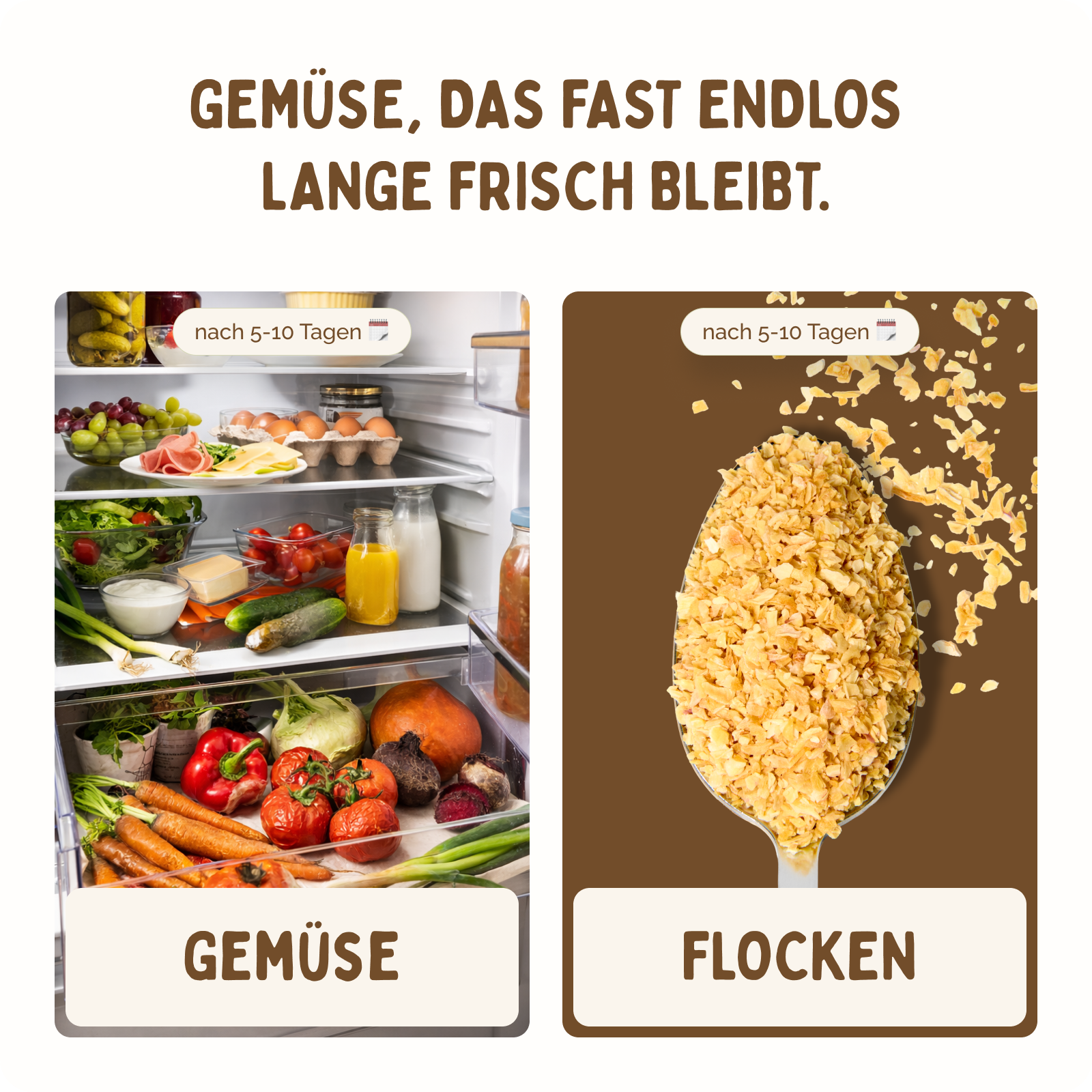 Zwiebel Flocken