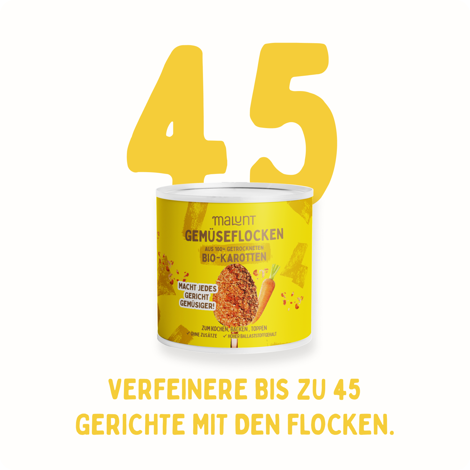 Karotten Flocken