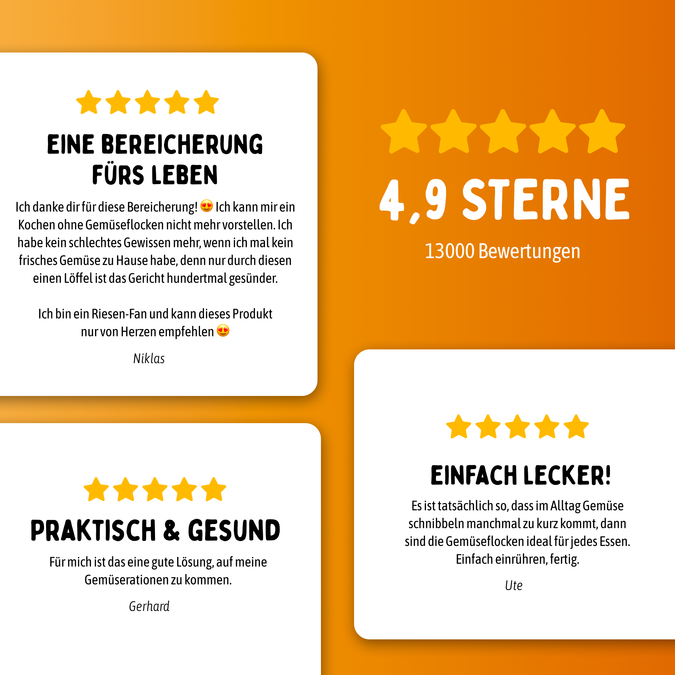 Starter-Set Gemüseflocken