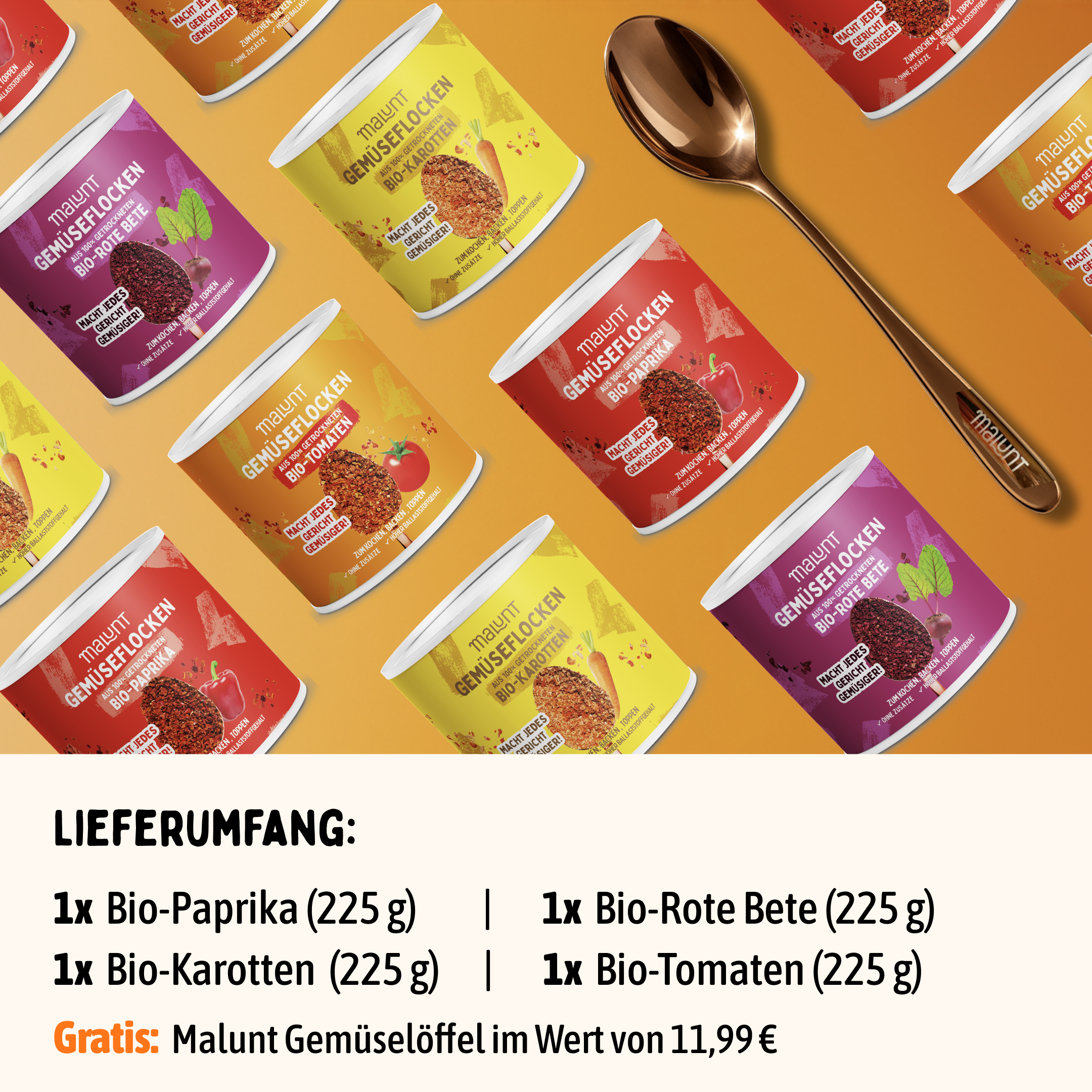 Starterset Gemüseflocken