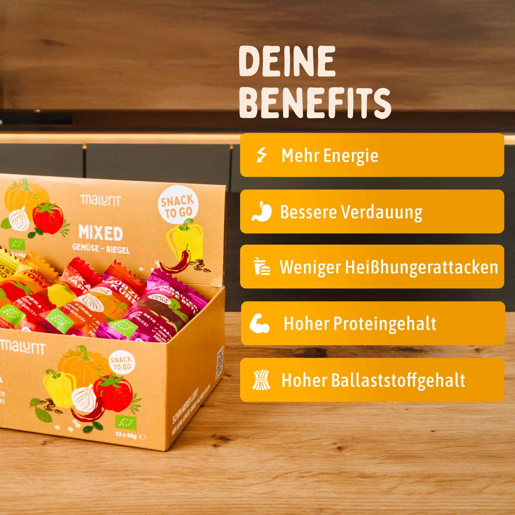 Probierset Bio-Gemüse-Riegel