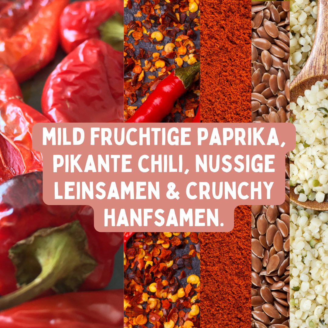 Bio-Gemüse-Riegel Pikante Paprika 12 Stück
