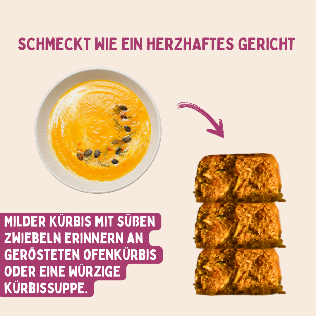 Bio-Gemüse-Riegel Würziger Kürbis 12 Stück
