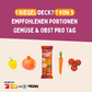 Bio-Gemüse-Riegel Würziger Kürbis 12 Stück